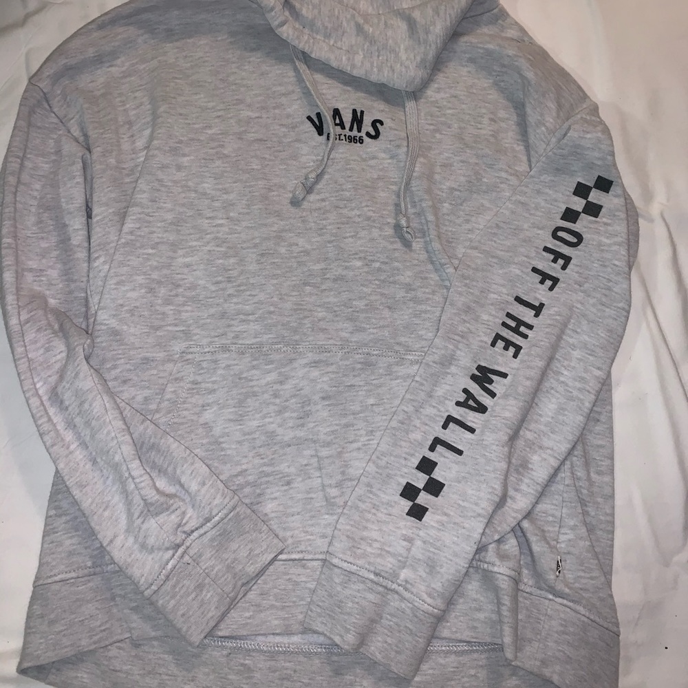 Gray vans hoodie